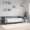 VidaXL Cadru de pat, gri deschis, 100 x 200 cm, material textil 354166