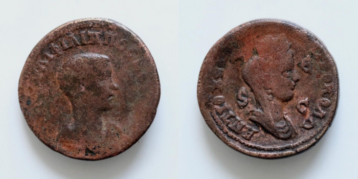 8 Assaria - Filip II Caesar (244-247 ) Seleucis and Pieria - Imperiul Roman