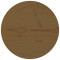 vidaXL Blat de masă, maro, &Oslash;30x2,5 cm, lemn masiv de pin