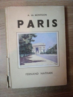 PARIS par A. de MONTGON, PARIS 1935 foto