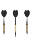 Cumpara ieftin Sageti Darts Negre Aurii 13.5cm - 3buc