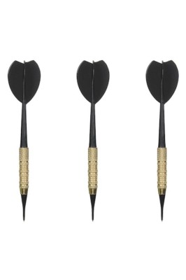 Sageti Darts Negre Aurii 13.5cm - 3buc foto