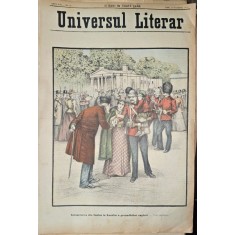 Revista Universul Literar nr.42/1898 pe coperta Intoarcerea din Sudan la Londra a grenadirilor englezi