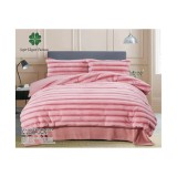 Cumpara ieftin Lenjerie Cocolino Cu Blanita de Iepure Pentru Pat Dublu, 4 piese , ROZ - PUC91