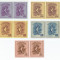 *Romania, lot 700 cu 10 timbre fiscale pentru sport-turism, 1956, perechi, MNH