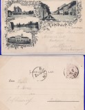 Transilvania , Sebes- Colaj- litografie 1898, Circulata, Printata