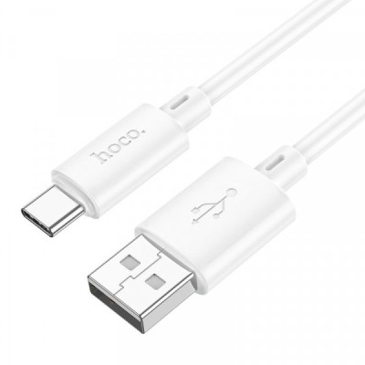 Cablu Date si Incarcare USB-A - USB-C HOCO X88, 18W, 1m, Alb foto