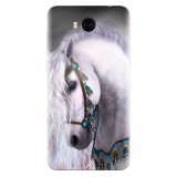 Husa silicon pentru Huawei Y5 2017, White Horse