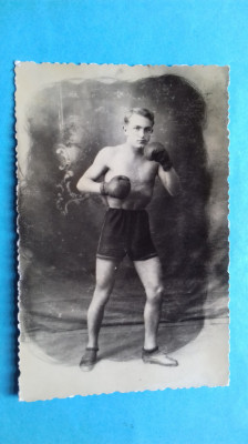 Bucuresti Sport Plaesu Marin Campion la box 1930 Autograf foto