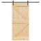 vidaXL Ușă glisantă cu set feronerie, 90x210 cm, lemn masiv de pin 3332614