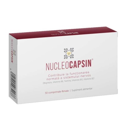 Supliment pentru Functionarea Normala a Sistemului Nervos Nucleocapsin 30 comprimate Naturpharma foto