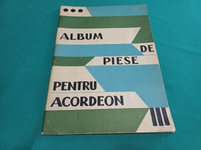 ALBUM DE PIESE PENTRU ACORDEON* OCTAVIAN COCA/ 1965 * N foto