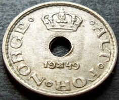Moneda istorica 10 ORE - NORVEGIA, anul 1949 * cod 2259 A - A.UNC