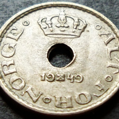 Moneda istorica 10 ORE - NORVEGIA, anul 1949 * cod 2259 A - A.UNC