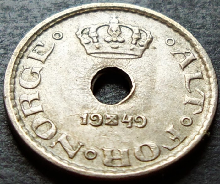 Moneda istorica 10 ORE - NORVEGIA, anul 1949 * cod 2259 A - A.UNC