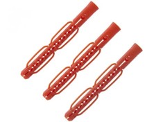 Diblu Mungo pentru caramida cu goluri din nylon 8x80 si surub - 8 buc/ Punga Plastic Mungo foto