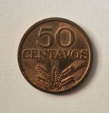 Portugalia 50 centavos 1972 UNC km # 596 moneda bronz necirculata