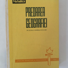 Predarea geografiei in scoala generala de 8 ani, Petre Bargaoanu, 1964