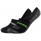 șosete Skechers 2PPK Mesh Ventilation Footies Socks SK44008-9997 negru