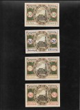 Set Notgeld 10 + 20 + 25 + 50 pf Nesselwang, Europa