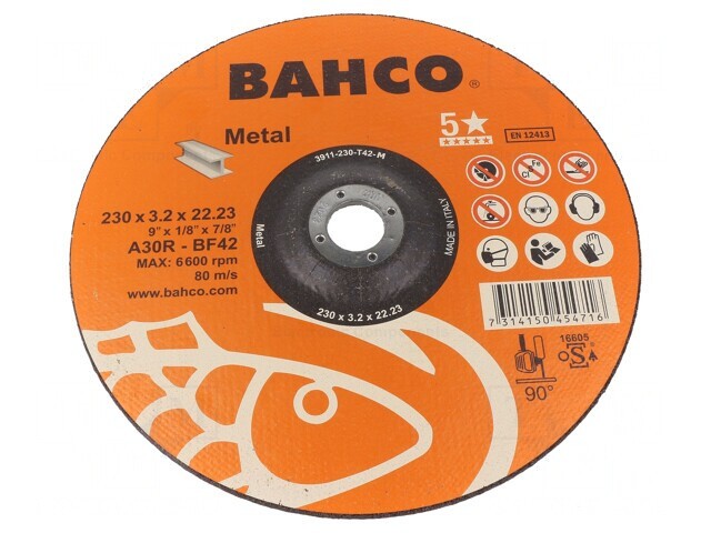 Disc de tăiere oțel 230mm 3.2mm
