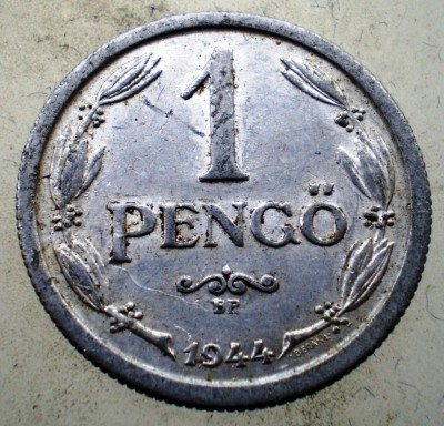 1.260 UNGARIA WWII 1 PENGO 1944 foto