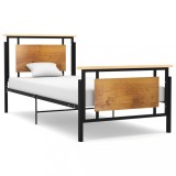 VidaXL Cadru de pat, 100 x 200 cm, metal