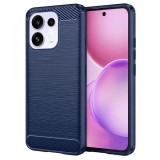 Husa pentru Oppo Reno16 / Reno16 Pro, Techsuit, Carbon, Albastra
