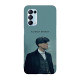 Husa compatibila cu Oppo A77, Viceversa, model Already Broken Peaky blinders, Silicon, TPU, Transparent, Carcasa