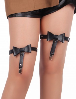 Eross jartiere Bow and Clips Black foto