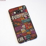 Husa Samsung Galaxy A5, Model M3, Plastic, Negru Fosforescent
