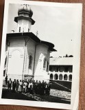 CPISTR5 Fotografie veche interbelica 1935 - Grup de pelerini la Manastirea Varatec, Neamt