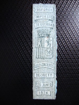 SPANIA COLONIALA 1874 FISCAL foto