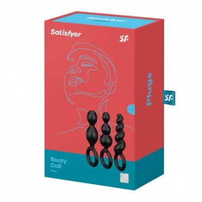 Bile anale Satisfyer Plugs (set de 3 buc.) foto