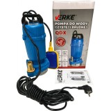 Pompa Apa Murdara Drenaj Verke V60021, 370W, 5000L/H, Inaltime 14m, Submersibila, Protectie Termica, Fonta