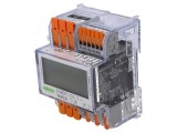 Controler pentru șină DIN &icirc;n impulsuri S0 IP20 65A -40&divide;70&deg;C