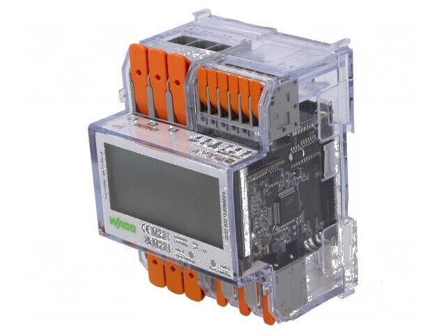 Controler pentru șină DIN &icirc;n impulsuri S0 IP20 65A -40&divide;70&deg;C