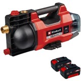 Einhell AQUINNA 18/28 PXC + Twinpack - Pompa 2.5 bar + Set 2 acumulatori Li-Ion 18 V 4 Ah
