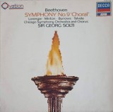 Disc vinil, LP. Symphony No. 9 In D Minor, Op. 125 &#039;Choral&#039;-Beethoven, Sir Georg Solti, Chicago Symphony Or-247580, London Records