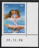 Polynesia 1999 - Valentin Day , dantelat .MNH , Mi.778, Organizatii internationale, Nestampilat