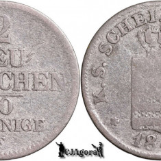 1849 F, 2 Neugroschen / 20 Pfennige - Frederic - Regatul Saxoniei