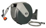 Texas furtun cu tambur, 25m, retractabil, mobil, 1/2&quot;, dispozitiv stropit