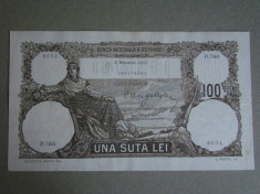 Bancnota 100 Lei 3 Decembrie 1931 - Studiati Foto foto