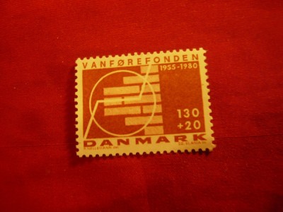 Serie Danemarca 1980 Fonduri Constructii , 1 valoare foto