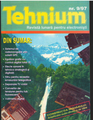 C10420 - REVISTA TEHNIUM, 9/ 1997 foto