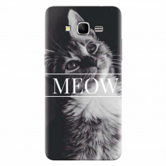 Husa silicon pentru Samsung Grand Prime, Meow Cute Cat