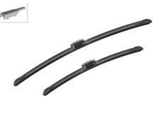 Set 2 buc. stergatoare parbriz DACIA DOKKER, 11.2012-; LODGY, 05.2015-, 550+400 mm; fixare:OE Bosch,