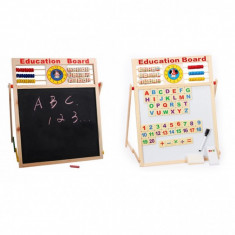 Tabla Magnetica Dubla Educativa Pentru Copii 64x45cm M foto