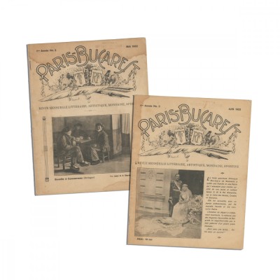 Publicația &amp;bdquo;Paris-Bucurest&amp;rdquo;, Anul 1, Nr. 2 și Nr. 3, 1922 foto