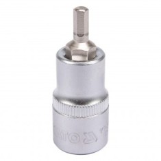 Bit hexagonal Yato YT-04381, 5mm cu adaptor 1/2&quot;, 55mm, Cr-V